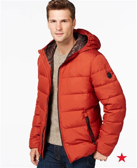 michael kors mens down puffer jacket|Michael Kors men's suit jacket.